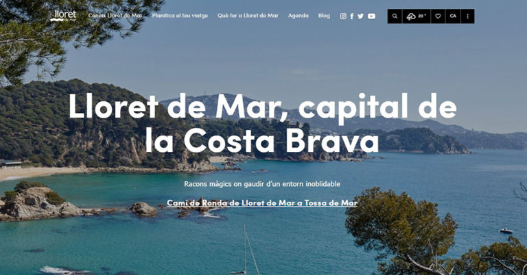 Lloret de Mar estrena nou portal de turisme, amb continguts personalitzats a cada visitant
