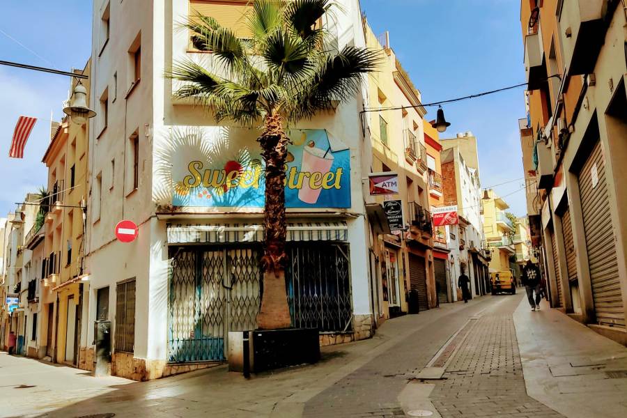 Creuament de carrers al nucli antic
