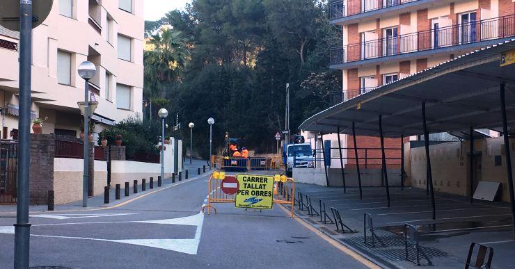 El camí de Lloret a Tossa està tallat al trànsit per unes obres que duraran uns 15 dies