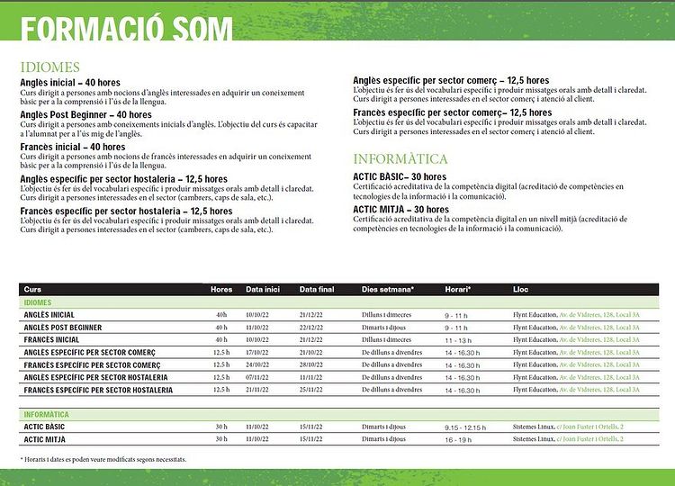 L'oferta del SOM