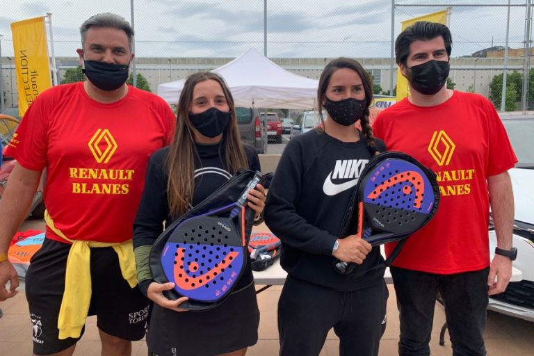 Neus Vila i Anna Morell, campiones de la categoria Femení A (Club Pàdel Lloret)