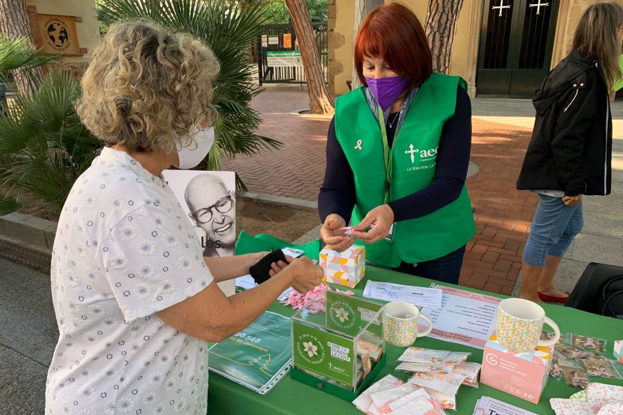 Parada de l'associació, avui a la plaça de l'Església