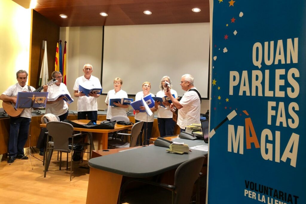 Un moment de la presentació d'aquest dimecres (Oficina de Català)