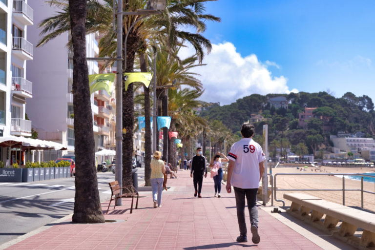 El passeig marítim de Lloret de Mar