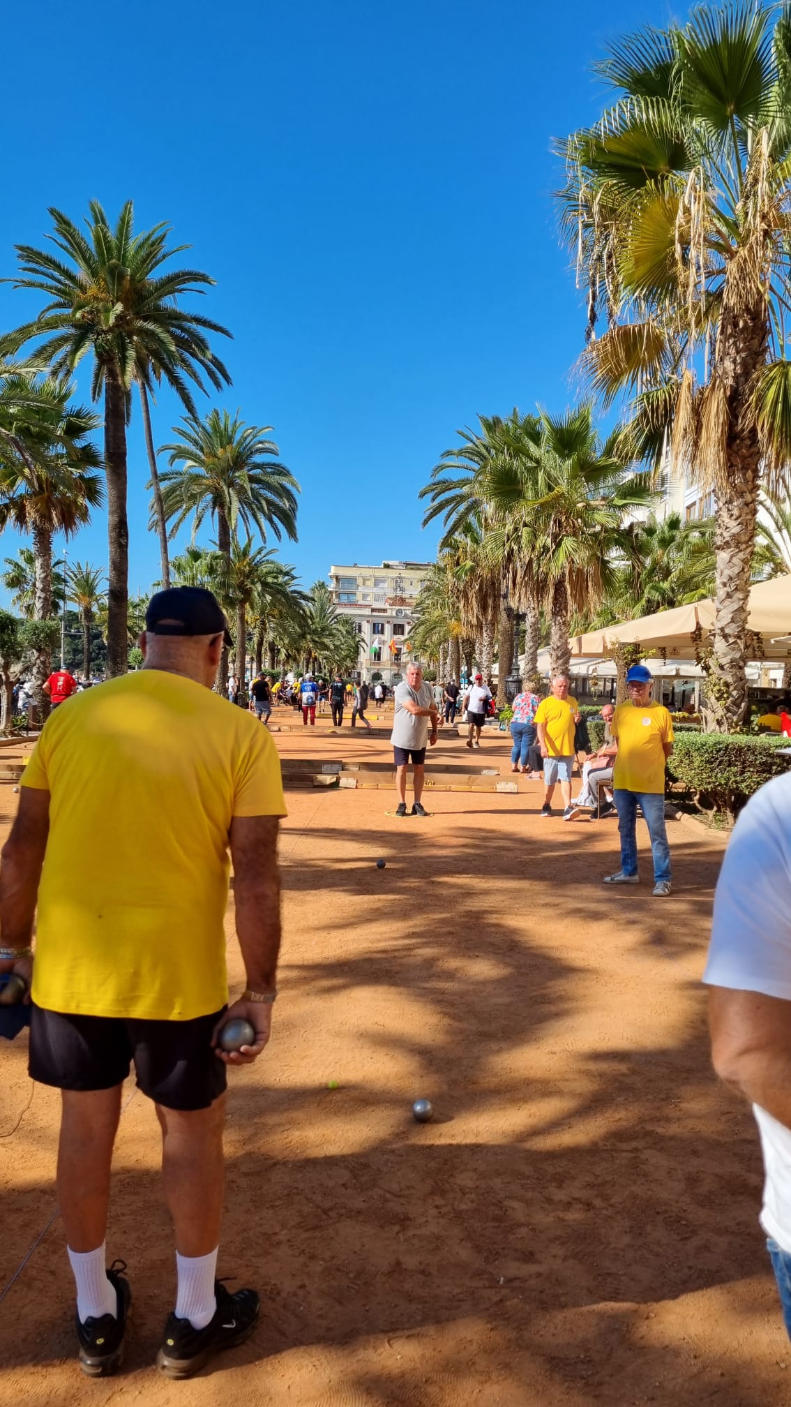 La petanca ha començat avui.