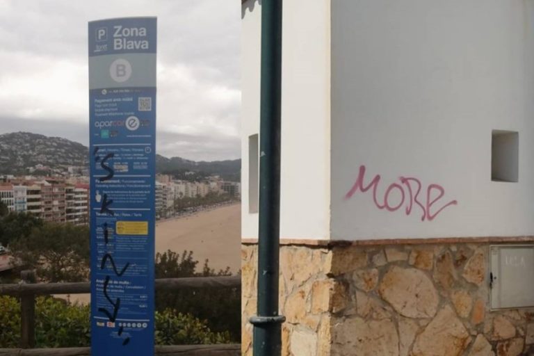 Algunes de les pintades detectades (Policia Local)