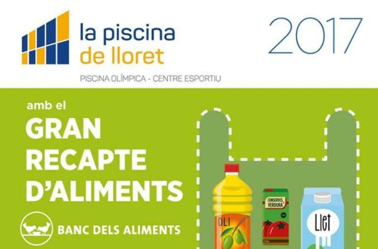 La piscina se suma al Gran Recapte amb la matrícula gratuïta a qui porti aliments