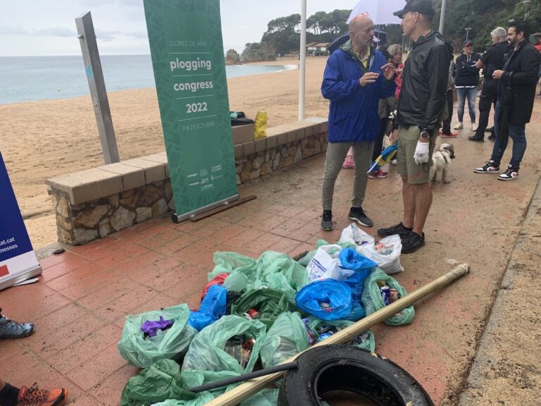 Les restes trobades en el Plogging Day