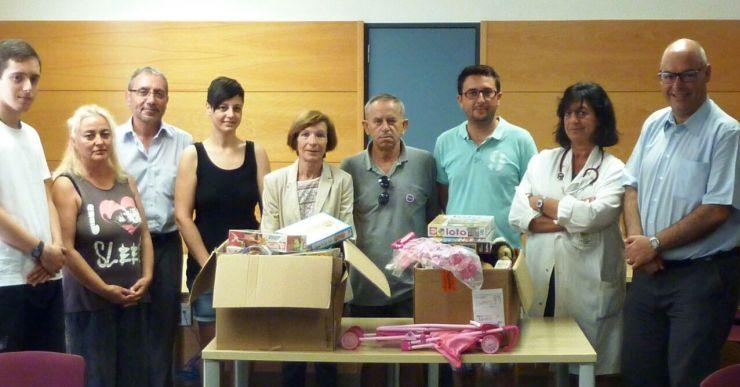 En Lloret sí, se puede ha entregat joguines a l’hospital de Calella