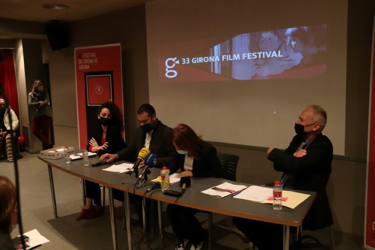 Presentació del festival del cinema de Girona, aquest dilluns (ACN).