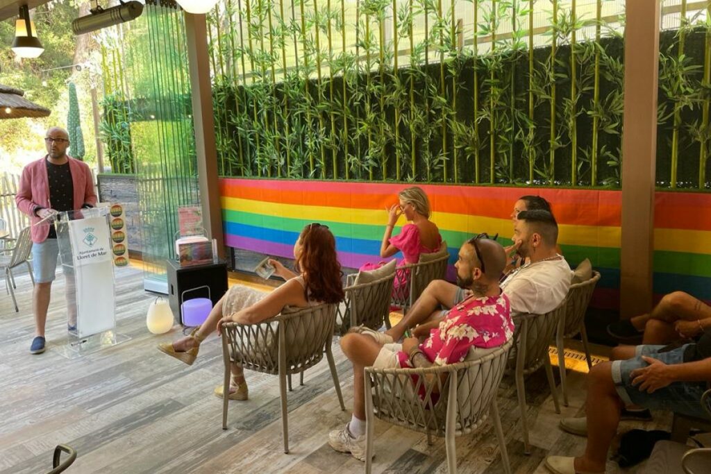 Presentació de la Pride 2022, diumenge passat (Ajuntament de Lloret de Mar)