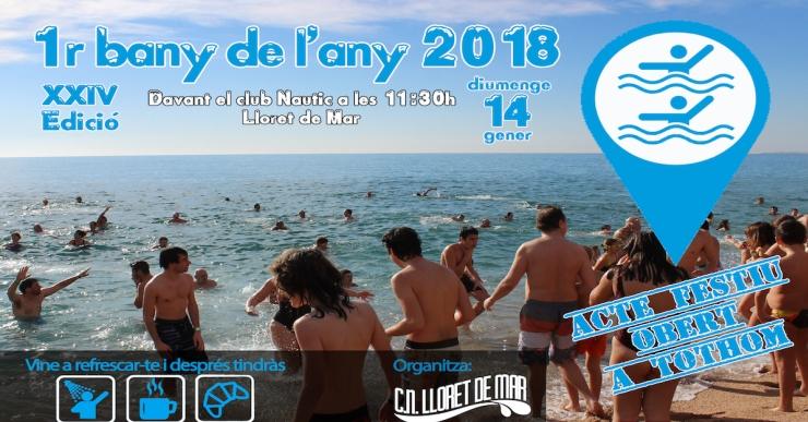 El Primer Bany de l’Any preveu arribar als 200 participants, aquest diumenge
