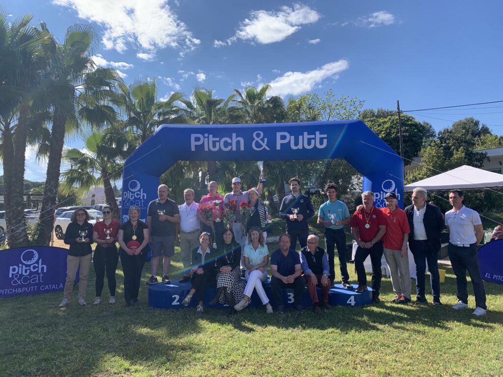 Tots els premiats de l'International Catalan Open de Pitch&Putt