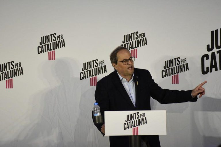 Quim Torra i Jaume Alonso-Cuevillas venen avui a Lloret a demanar el vot per a JxCAT