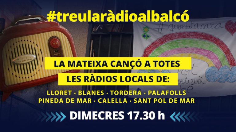 #treularàdioalbalcó, la iniciativa de set ràdios locals del territori contra el coronavirus