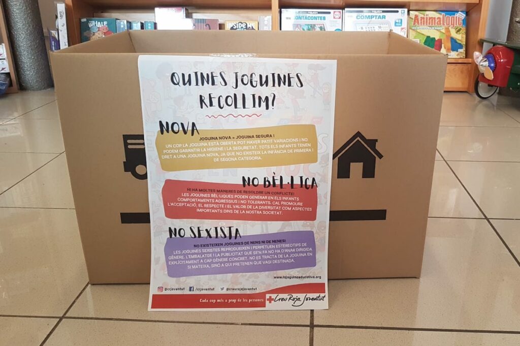 recollida joguines caixa