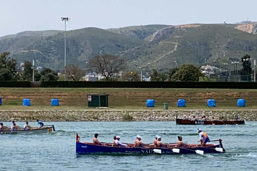 Els Hotelers, durant la regata (Rem Santa Cristina)