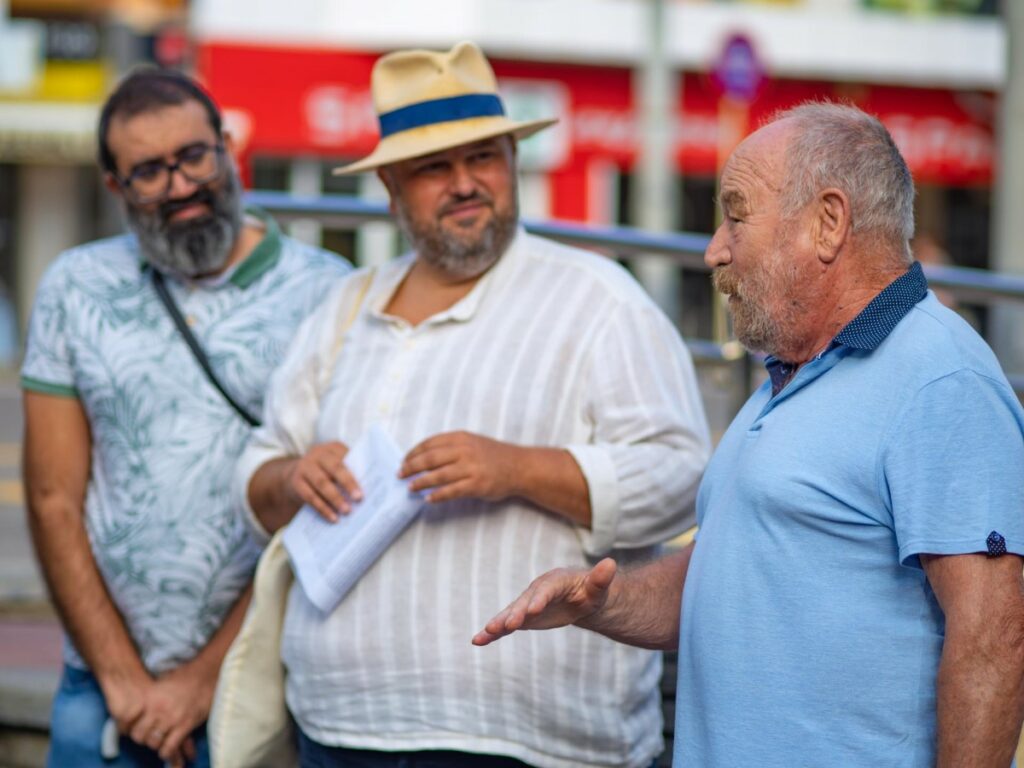 Salvador Pujós amb David Salcedo i Xavi Orri (Martín Gallego)