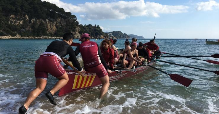 El sènior femení de Santa Cristina guanya la segona regata de Llaüt Mediterrani
