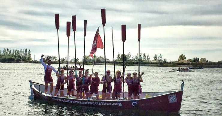 El club Rem Santa Cristina queda campió de Catalunya en sènior femení