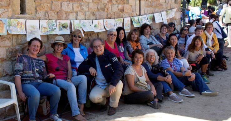 Urban Sketchers de Girona organitzen una trobada a Lloret per dibuixar l’església de Sant Romà