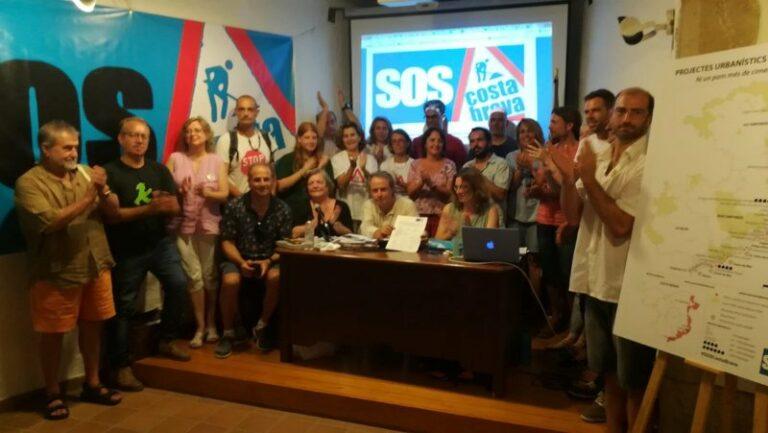 Es constitueix la plataforma SOS Costa Brava, per defensar el litoral i boscos del territori gironí