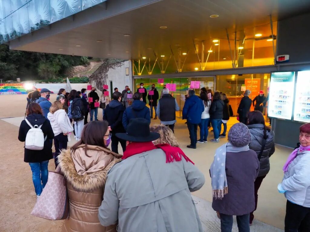 La manifestació de l'Aurora pel 8M del 2022.