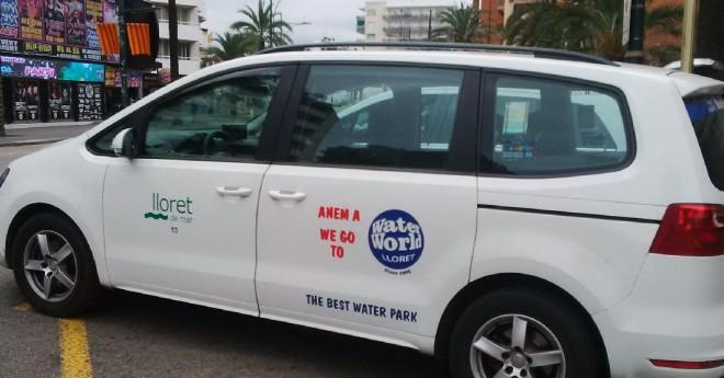 El servei de taxi a Lloret queda reduït a una desena de vehicles en cada torn