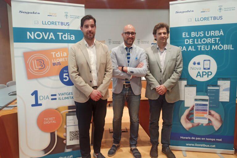 Fernández, Dulsat i Sagalés, a la presentació de la T-Dia