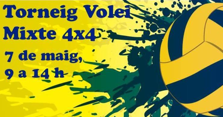 El club volei Meva organitza un torneig popular de 4×4 aquest diumenge