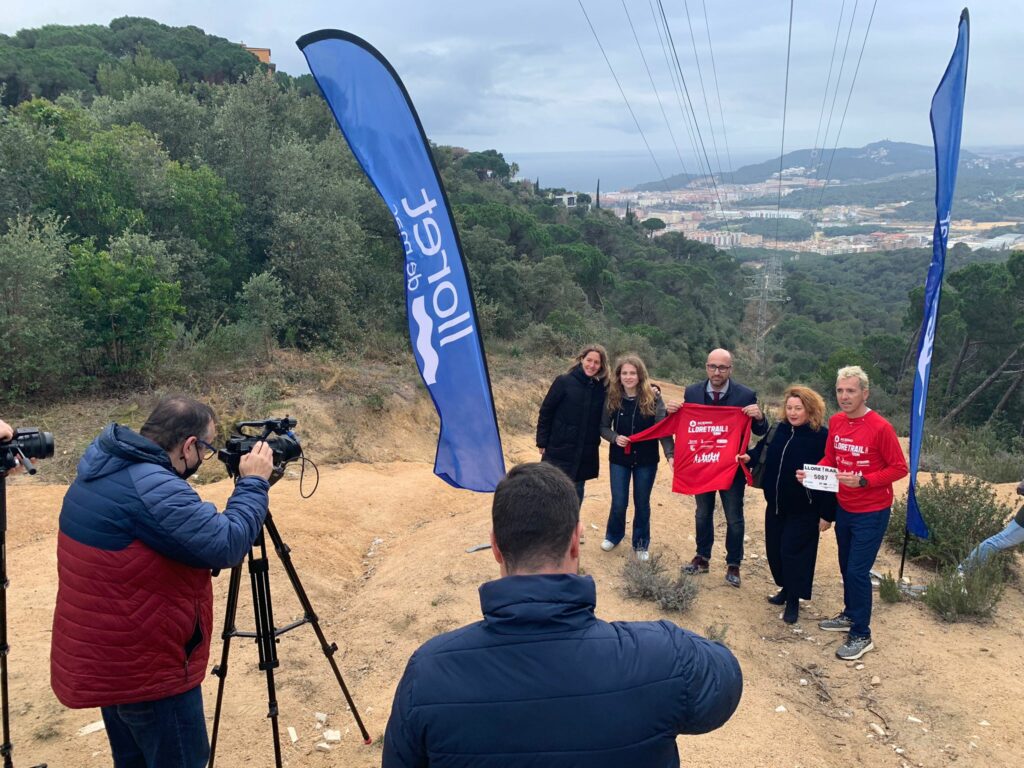 Presentació de la 3a Lloretrail, des de Puig de Castellet, un dels lloc de pas de la cursa.
