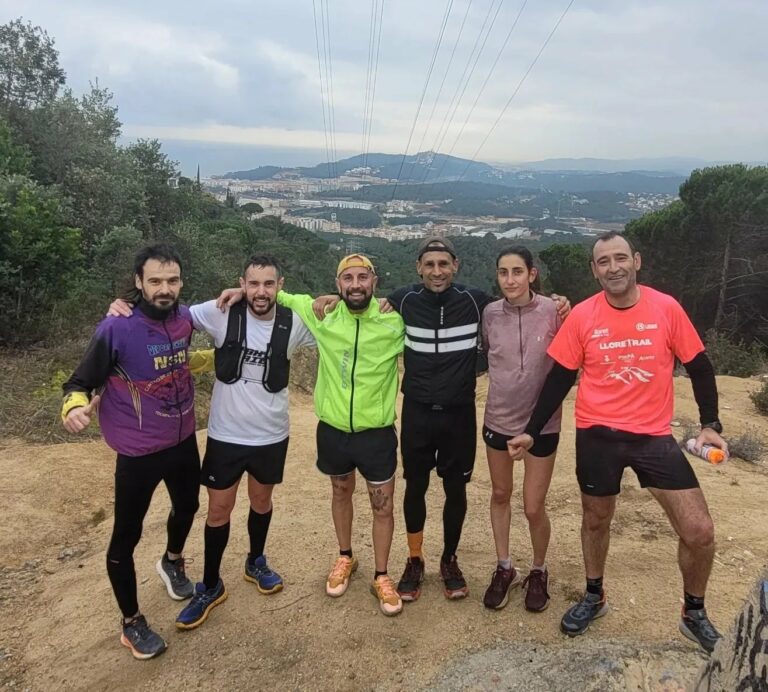 Participants de l'entrenament de La Sansi, per al Llorettrail.