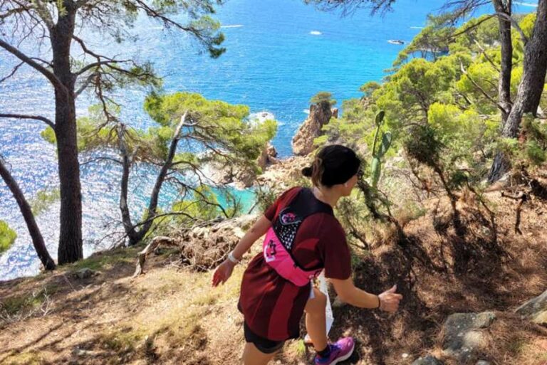 Una de les participants del Trail Selva Marítima 2021.