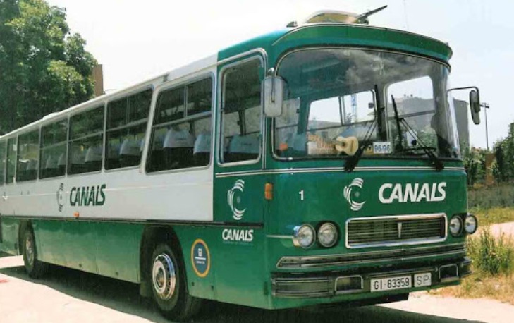 Un autocar de Canals del 1997 (Joan Pinell)