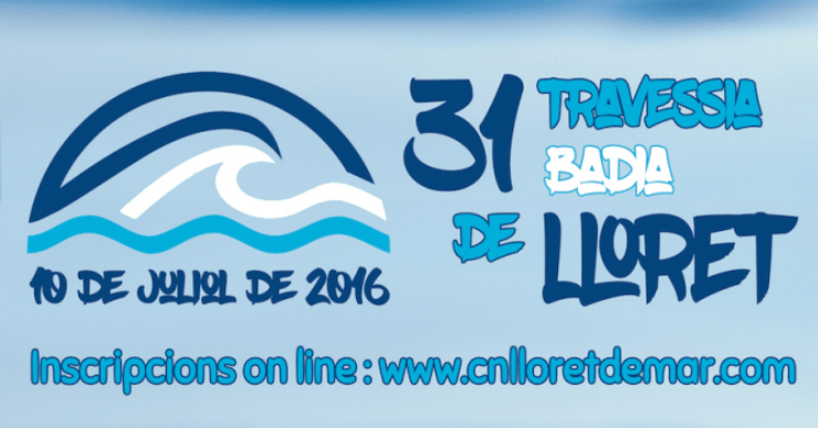 Aquest diumenge se celebra la travessia nedant a la badia de Lloret