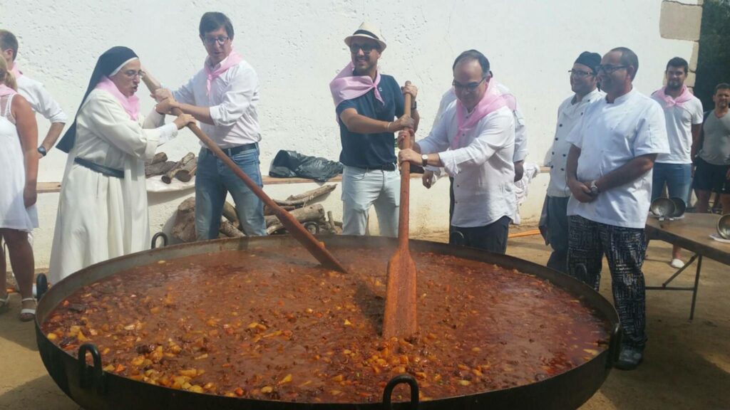 Jordi Turull va ser a la Festa Major de Santa Cristina el 2017