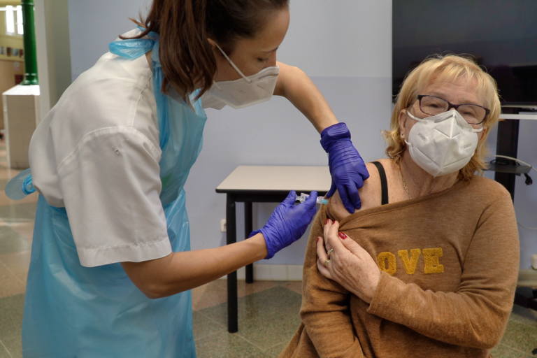 Campanya de vacunació de la grip del 2020, a El Puntet