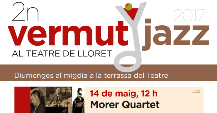 La segona edició del Vermut Jazz s’inaugura aquest diumenge amb Morer Quartet
