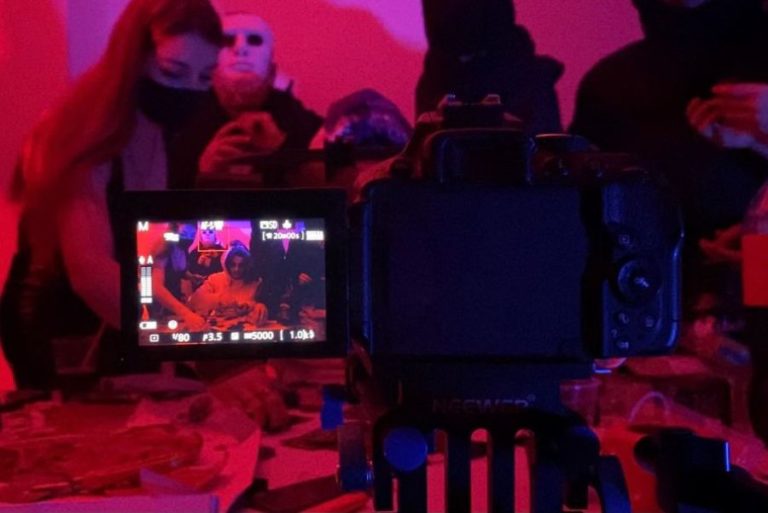 Un moment del rodatge del videoclip (Meraki Films Productions)