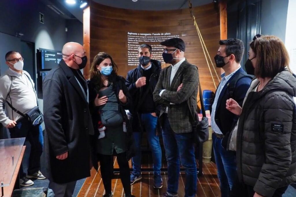 La visita del director dels serveis territorials de Cultura, al Museu del Mar