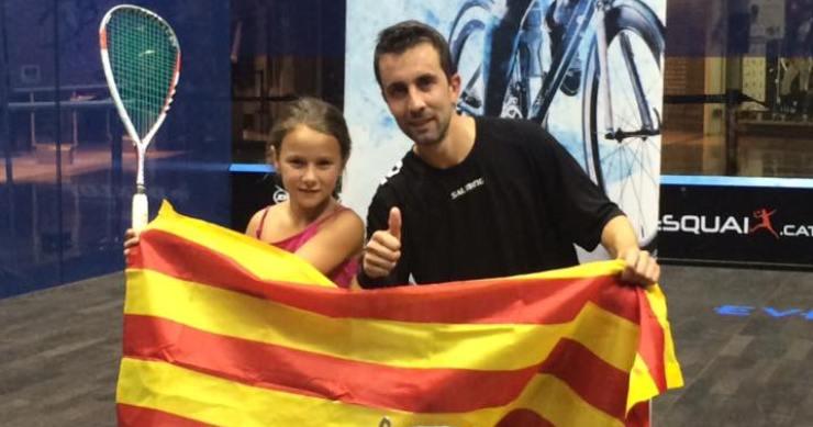 Xavi Blasco, jugador d’squash al circuit mundial professional i taxista